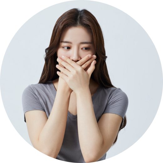 교정 장치가 겉으로 보이는 것을 부담스러워하는 직장인